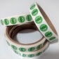 0.5" I Got My COVID-19 Vaccine, Stickers (Green, 100 Per Roll, 3 Inch Core)