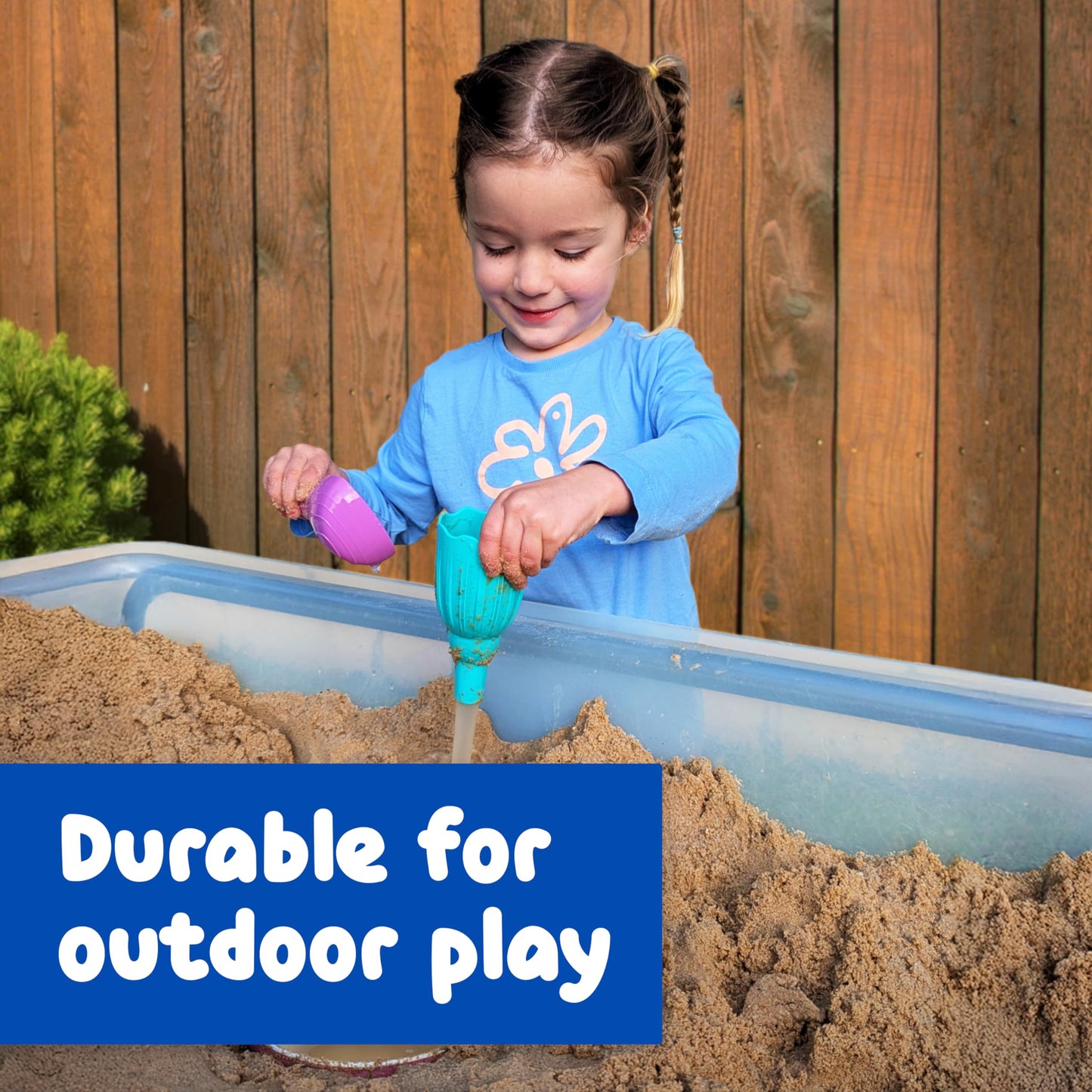 SPARK & WOW Sensory Bin Tinker Tools | 4 Sensory Table Accessories | Small Shovels for Kids | Sandbox Toys for Toddlers