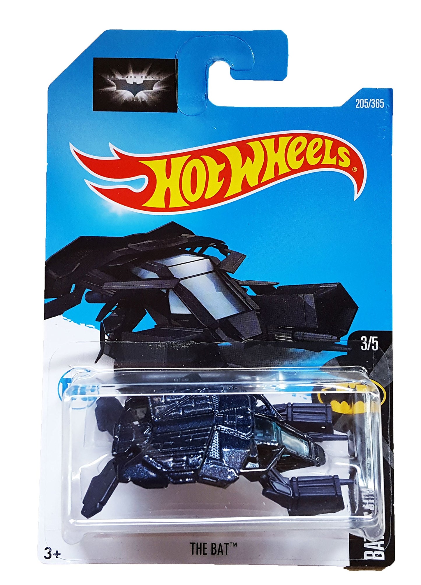 Hot Wheels - 2016 Batman 3/5 - The Bat (Dark Blue) 205/365