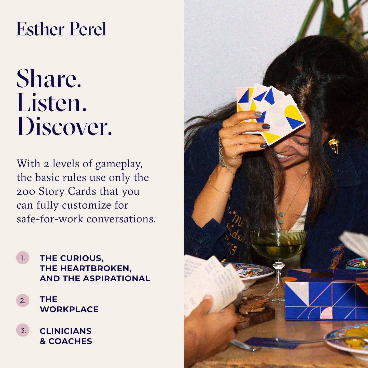 ESTHER PEREL Where Should We Begin? Card Game, for Dating and Game Night