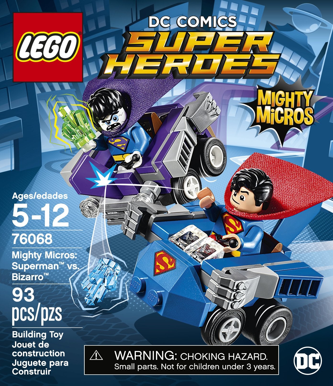 LEGO Super Heroes Mighty Micros: Superman Vs. Bizarro 76068 Building Kit