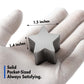 Heavenly Metals 5-Piece Star 3D Puzzle for Adults - Stainless Steel Desk Toy and Fidget, Zero Tolerance Wire EDM Cut Office Gift for Men and Women