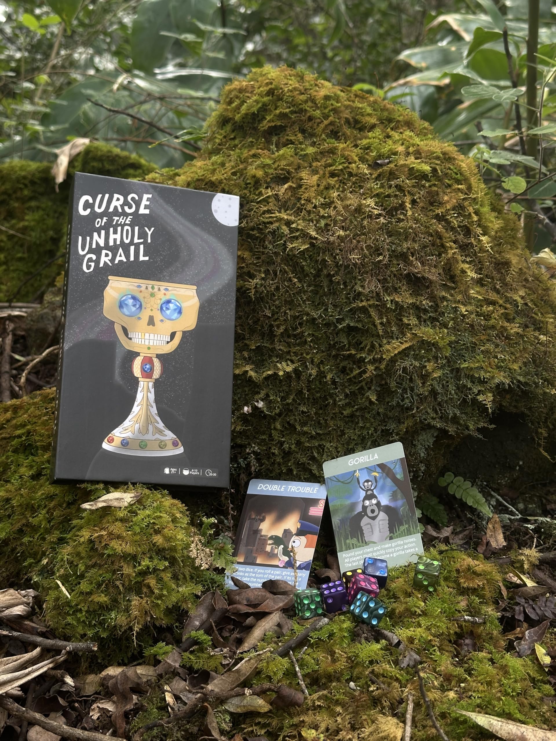 SMOLDYR Curse of the Unholy Grail | Party Game | Party Game for Adults | 20-30 Minutes | Easy Start Up | 4-10 Players