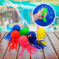 Octopus Water Balls - Pack of 6 Pool Toys for Kids Sensory Absorbent Water Splash Balls Bomb, Toddler Bath Toy, Swimming Pool Floating Swim Toys