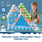 113PCS 1'' Magnetic Blocks, Magnetic Building Cube Toys for Kids, STEM Montessori Stacking, Sensory Education Toys for Toddlers Building World Set