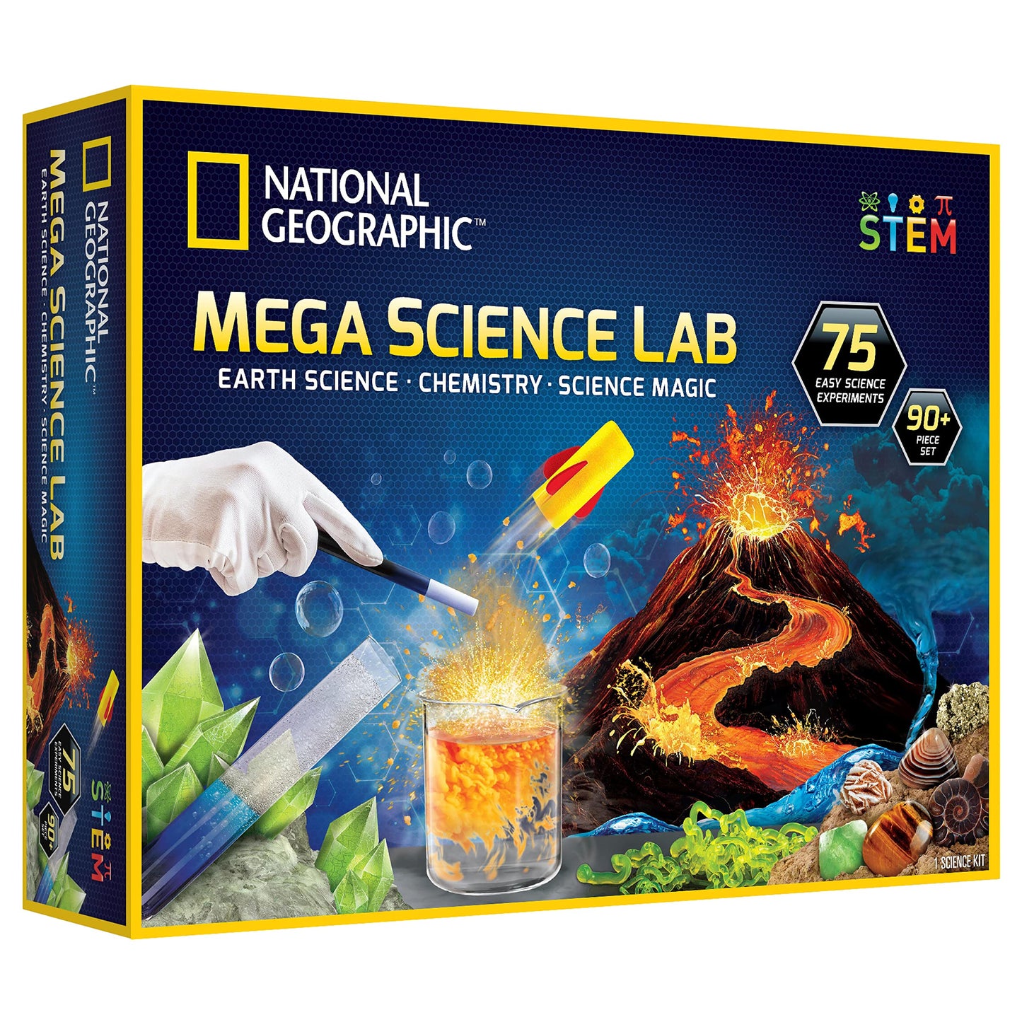 National Geographic Mega Science Lab with 75 Experiments for Kids 8-12