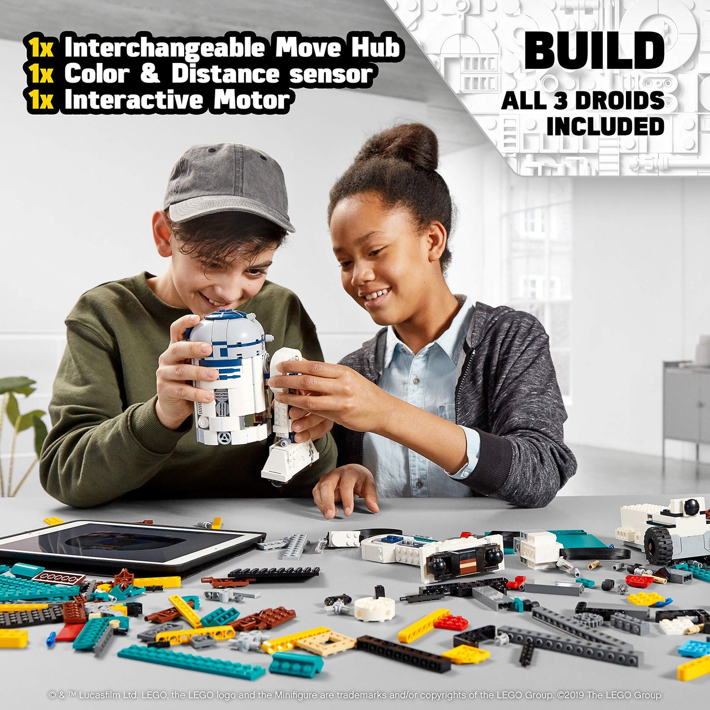 LEGO Star Wars Boost Droid Commander 75253 Learn to Code Educational Tech Toy for Kids, Fun Coding Stem Set with R2 D2 Buildable Robot Toy (1,177