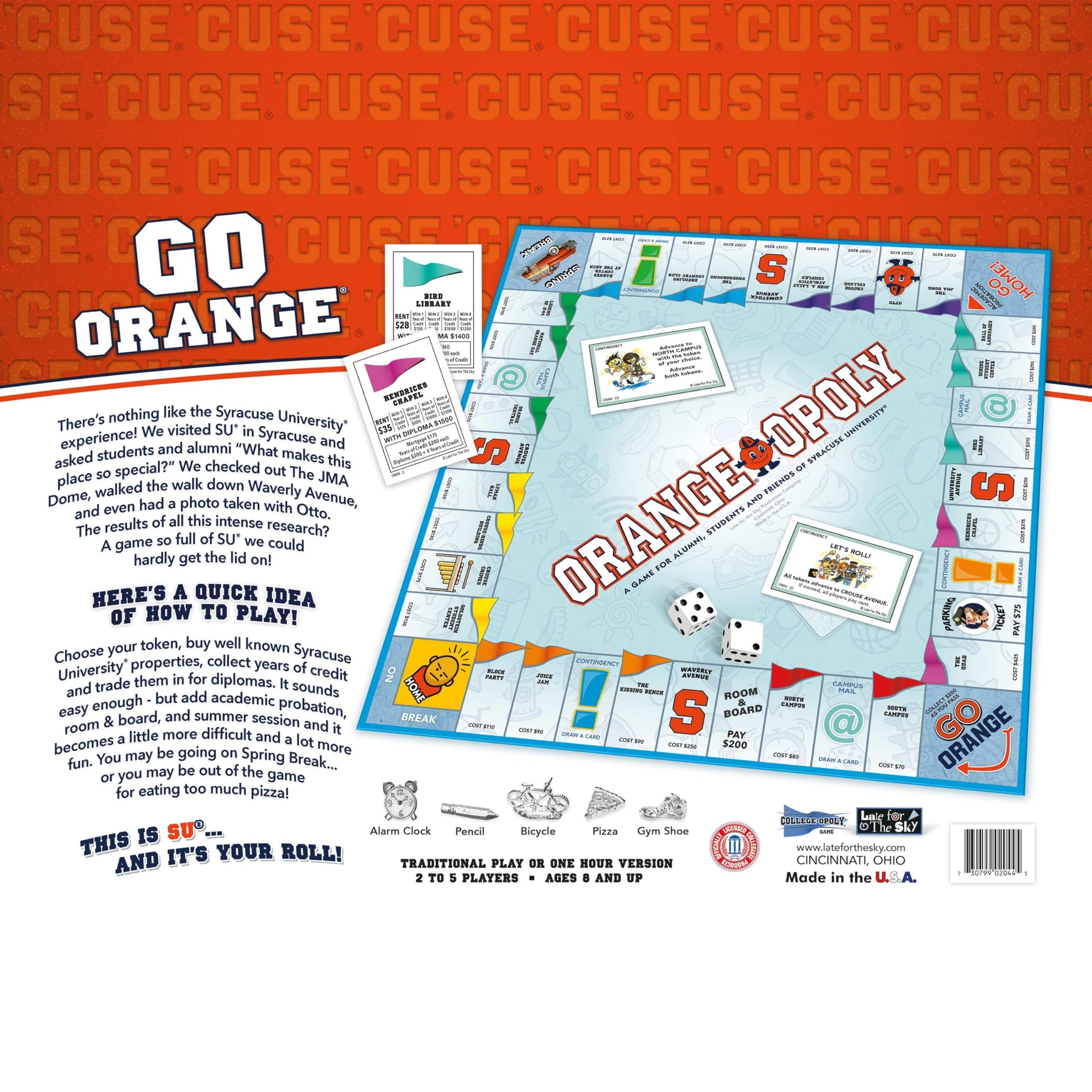 Orange-opoly, Syracuse University