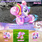 RUIDYA Unicorn Remote Control Car for Girls, 360°Rotating 4WD Stunt RC Cars for Boys with Lights, 2.4GHz Rechargeable Car Toys Gift for Toddler Kid