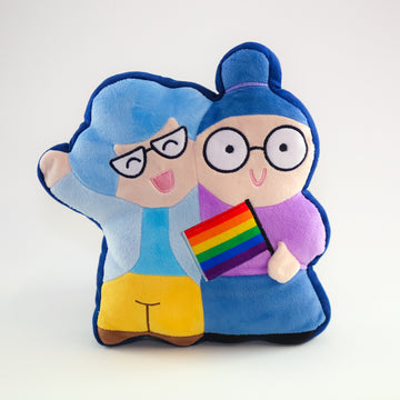Hashtag Collectibles Gay Valentines - Love Wins Plush Pillow - Grandmas