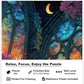Moon Night Fantasy Puzzle 1000 Pieces for Adults, Stained Glass Art