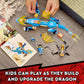 LEGO NINJAGO Jay’s Thunder Dragon EVO 71760 - Toy Figure and Viper Snake Set with Minifigures, Collectible Speed Mission Banner, Ninja Battle