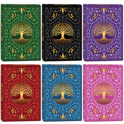 Playing Cards 6 Pack, 6 Decks of Cards, Playing Cards Bulk, Large Print Playing Card for Family Game