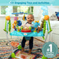 Bright Starts Disney Baby Finding Nemo Sea of Activities Baby Activity Center Jumper with Interactive Toys, Lights, Songs & Sounds, 6-12 Months (Blue)