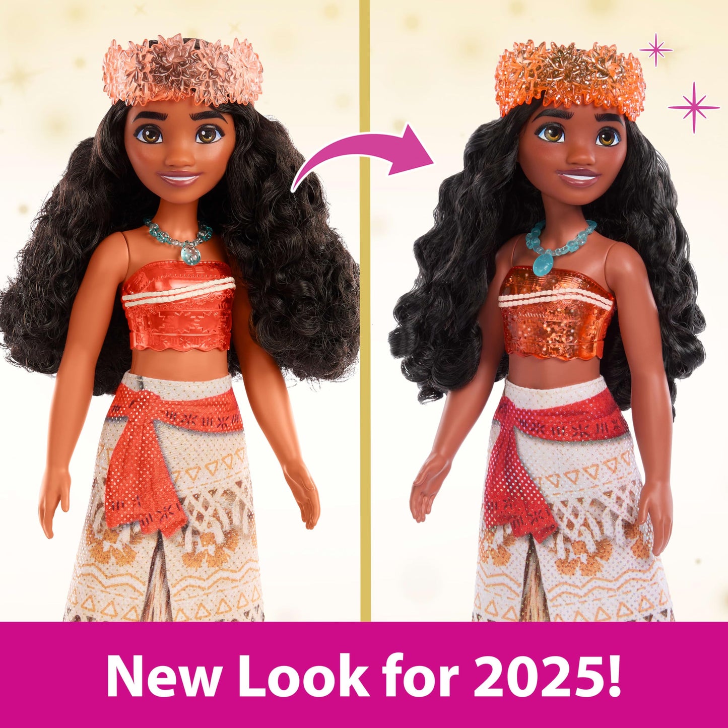 Mattel Disney Princess Moana Fashion Doll in Signature Look