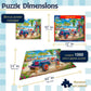 White Mountain 1000 Piece Jigsaw Puzzle Scenic Ocean Summer, Beach Escape