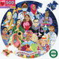eeBoo 500 Piece Puzzle - International Women's Day Jigsaw Puzzle for Adults, Circular with 23" Diameter, Recycled Board & Vegetable-Based Ink