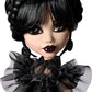 Monster High Wednesday Doll, Rave’N Wednesday Collectible in Black Gothic Gown Inspired by Dance Scene, Premium Accessories and Doll Stand