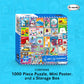 Re-marks Winter Wonderland Puzzle, Collage Puzzle for All Ages, 1000-Piece Christmas Puzzle