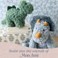 MON AMI Bashful Dino 9-Inch Stuffed Animal, Soft Dinosaur Plush Toy Boys