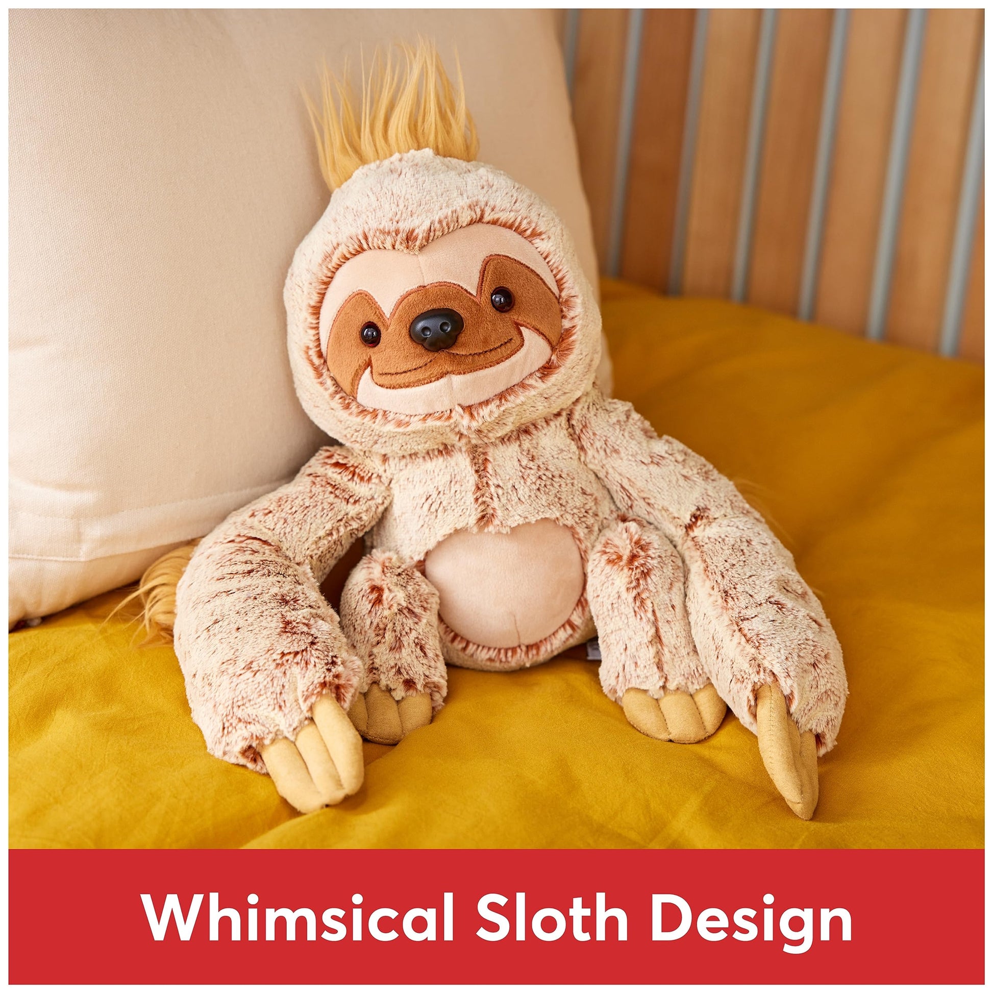GUND Augie 10-Inch Sloth Stuffed Animal for Ages 1+