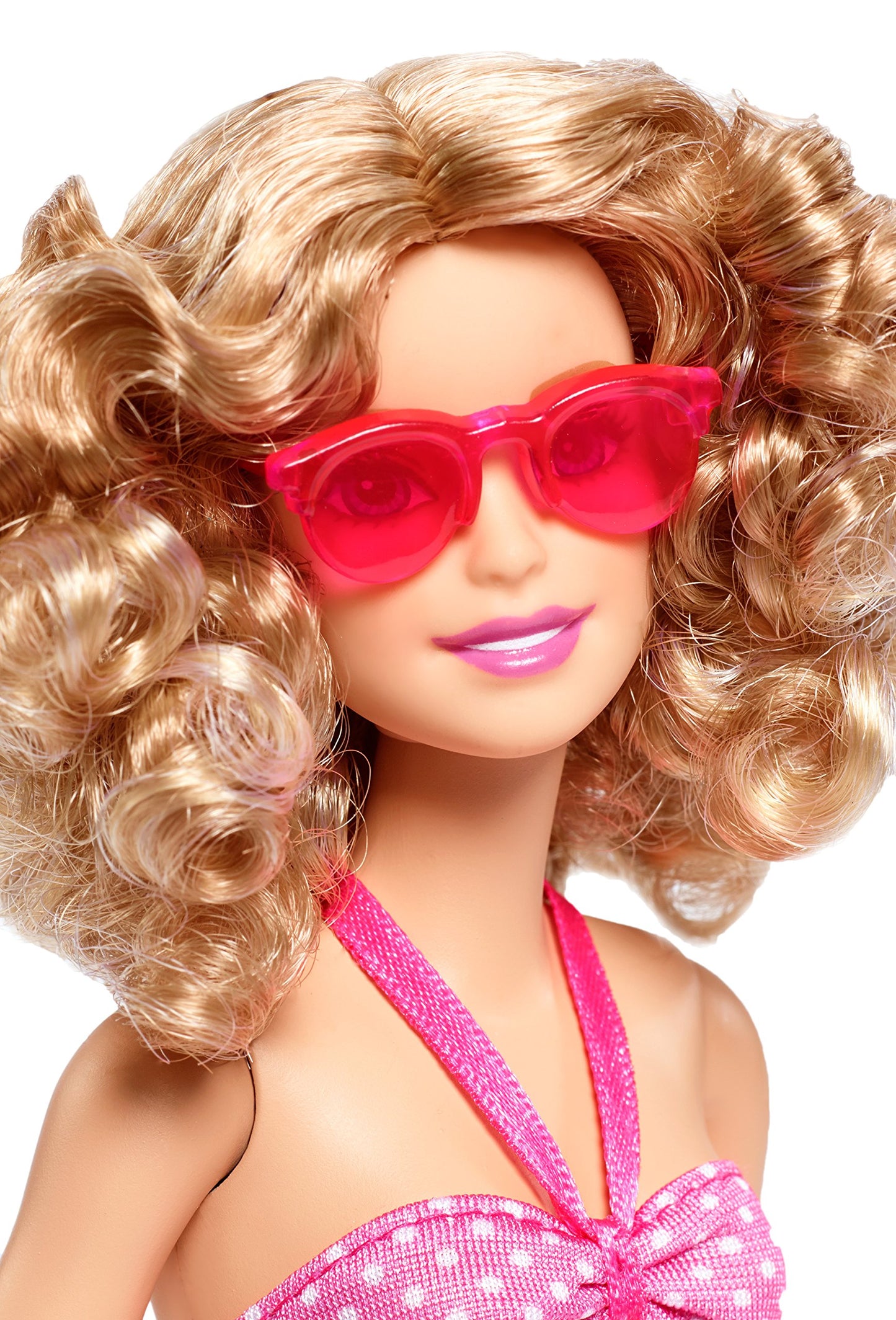 Barbie Glam Vacation Doll, Pink Polka Dot