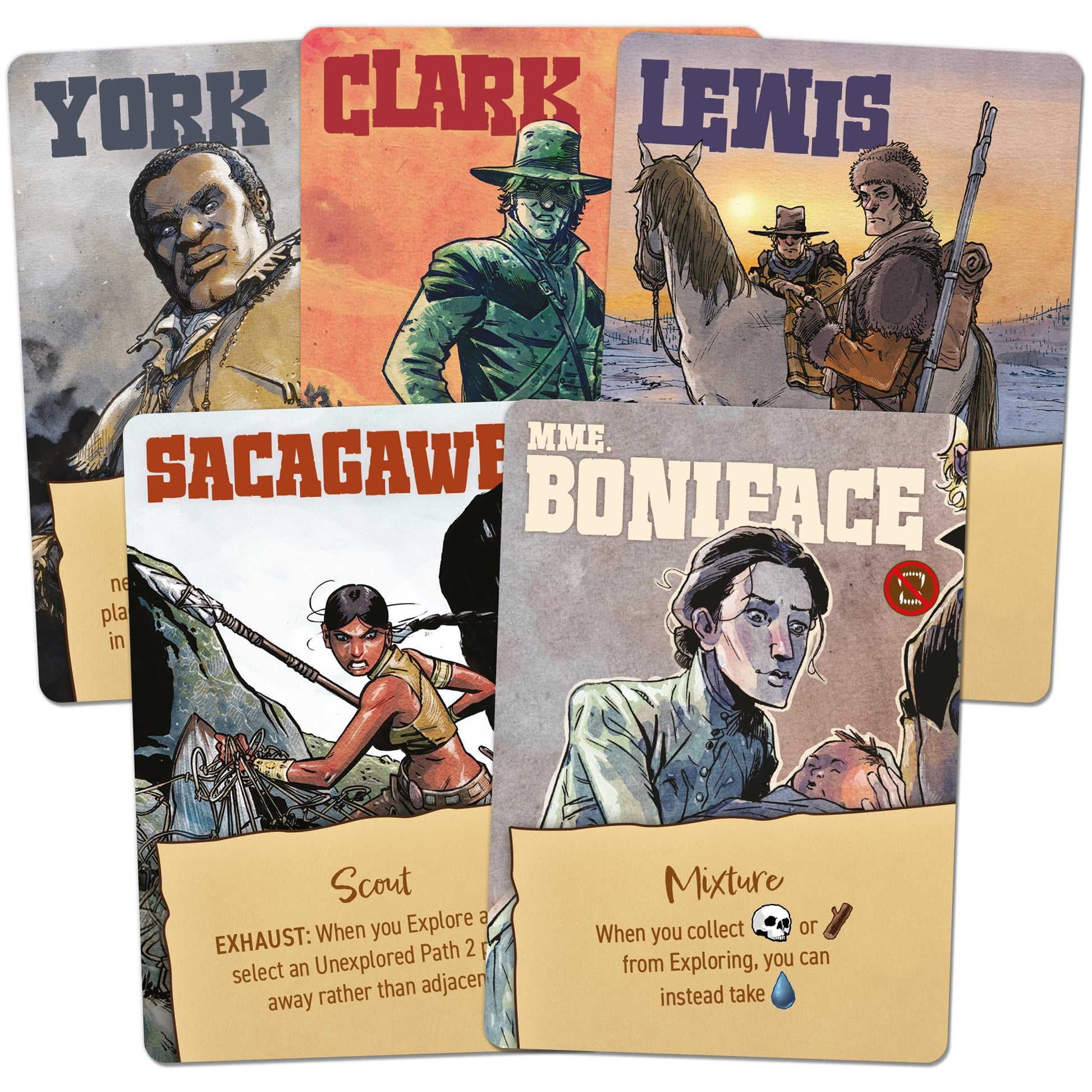 Corps of Discovery - Cooperative Adventure Board Game by Off the Page Games | 1-4 Players | Ages 14+ | 45-75 Min - Origins Award Nominee