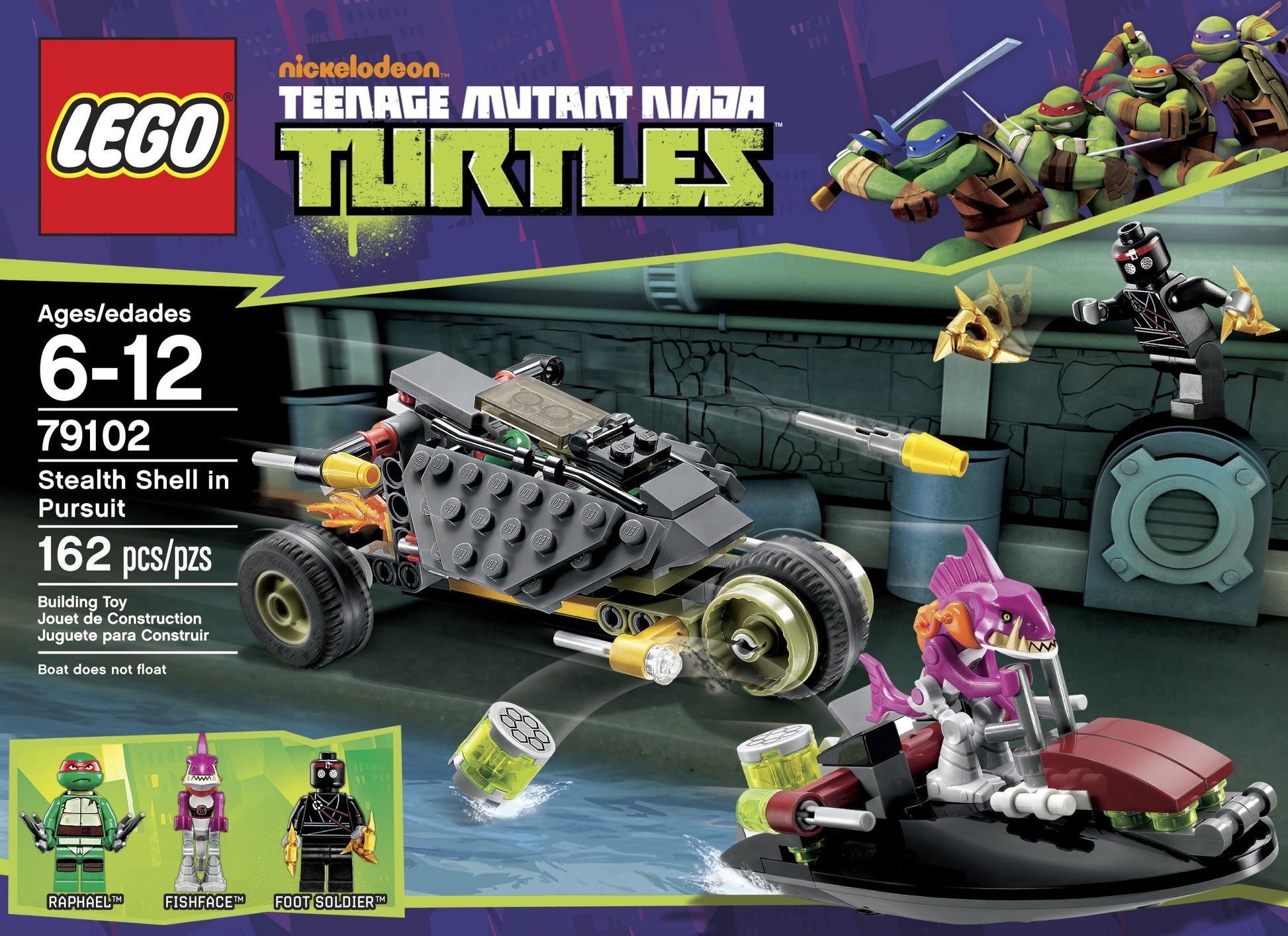 LEGO Ninja Turtles Stealth Shell in Pursuit 79103