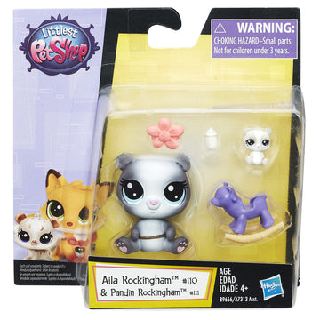Littlest Pet Shop Aila Rockingham & Pandin Rockingham