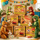 Dinosaur Party Decorations 6 Pcs Dinosaur Theme Boxes with 2 Ivy Vines Dinosaur Centerpieces for Dino Birthday Party Decorations Table Centerpieces