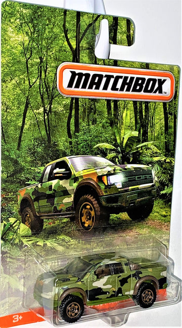Matchbox Ford F150 SVT Raptor, [Green Camo]