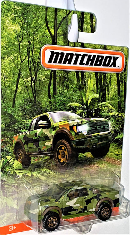 Matchbox Ford F150 SVT Raptor, [Green Camo]