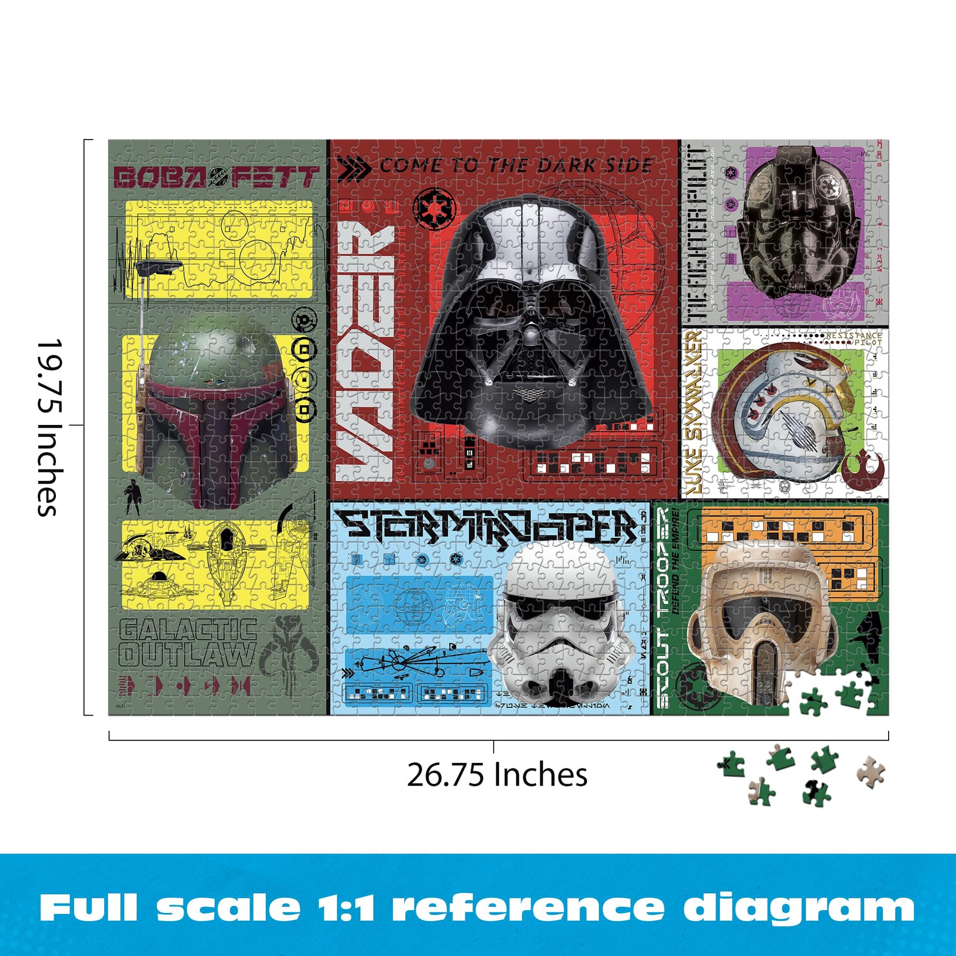 Buffalo Games - Star Wars™ Helmets - 1000 Piece Jigsaw Puzzle for Adults
