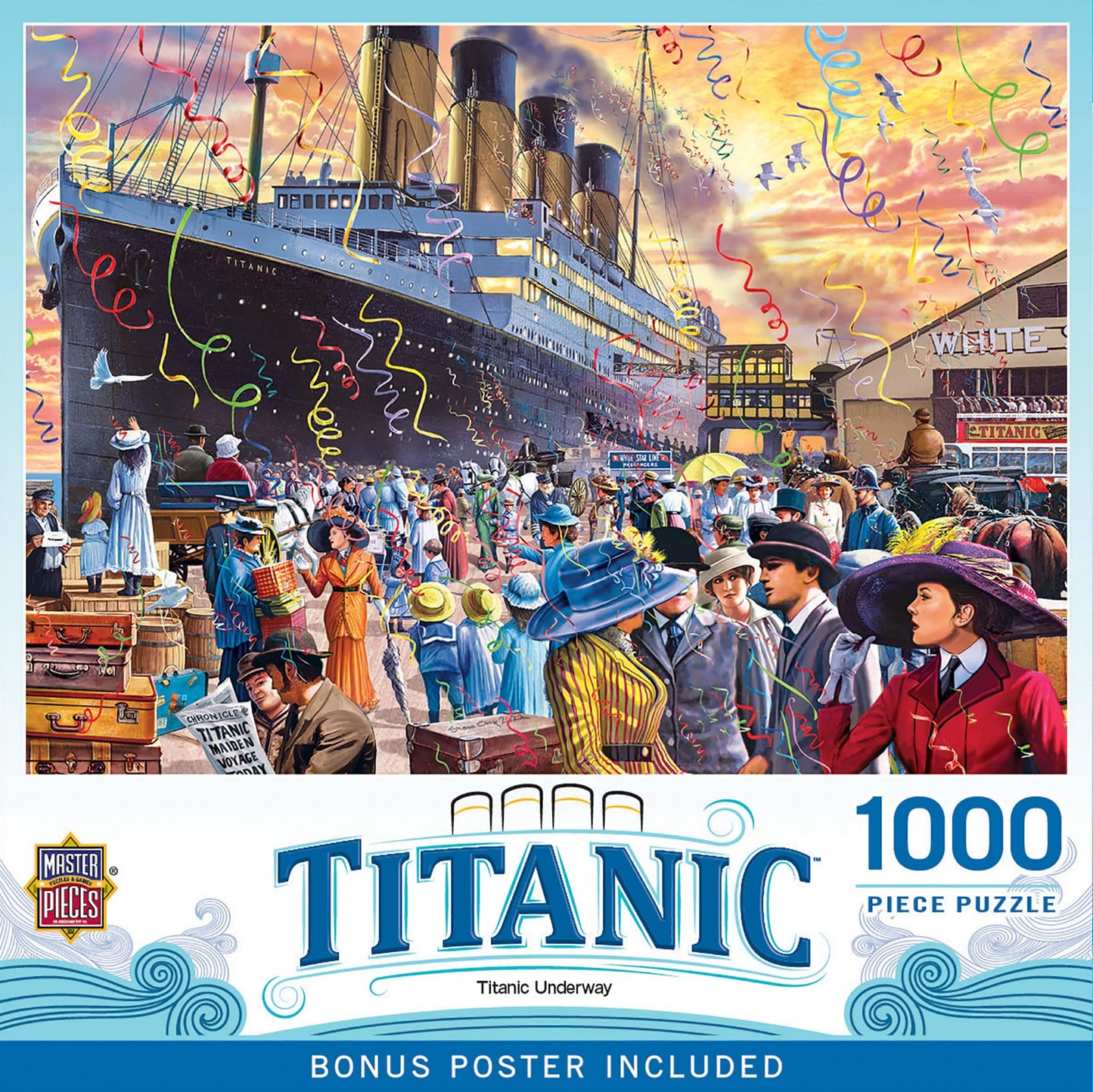 MasterPieces Titanic - Titanic Underway 1000pc Puzzle