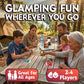Education Outdoors Glampers Paradise Card Game - Fast Play Family Fun with Camping Charm and Laughs