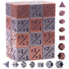 MTG Dice Metal MTG Counter Dice Set, Counter 6-Sided Dices 24 Pieces, Plus 14 Pieces Dungeons and Dragons Dices Set Accessories Suitable for MTGs