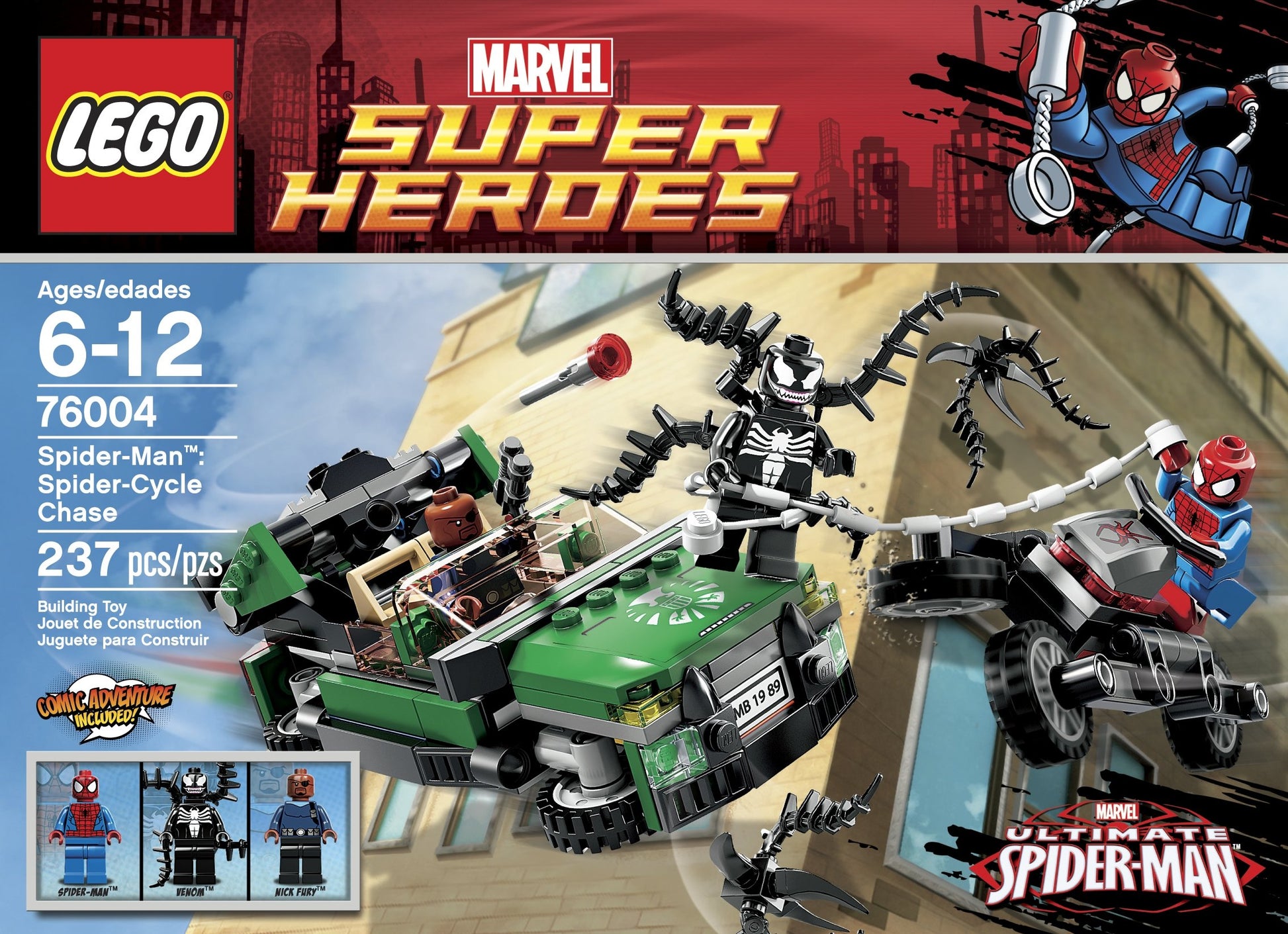 LEGO Super Heroes Spider-Cycle Chase 76005