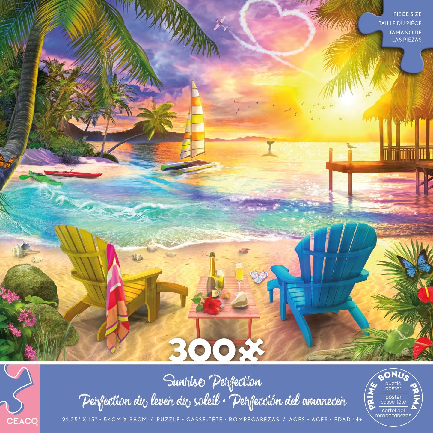 Ceaco - Great Seniors Kids Easy to Grip - 300 Large Piece Puzzle for Kids