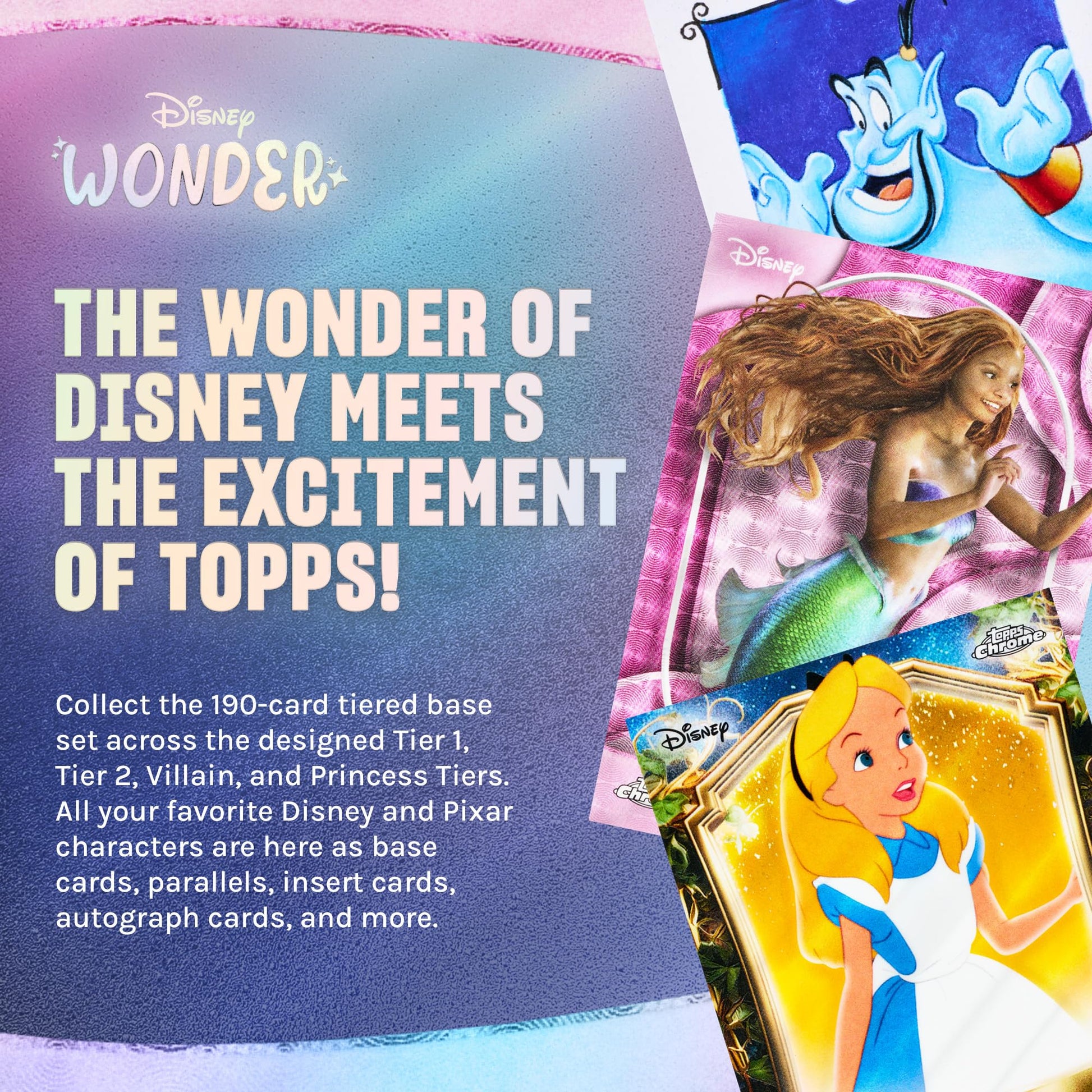2025 Topps Disney Wonder - Factory Sealed - Mega Box