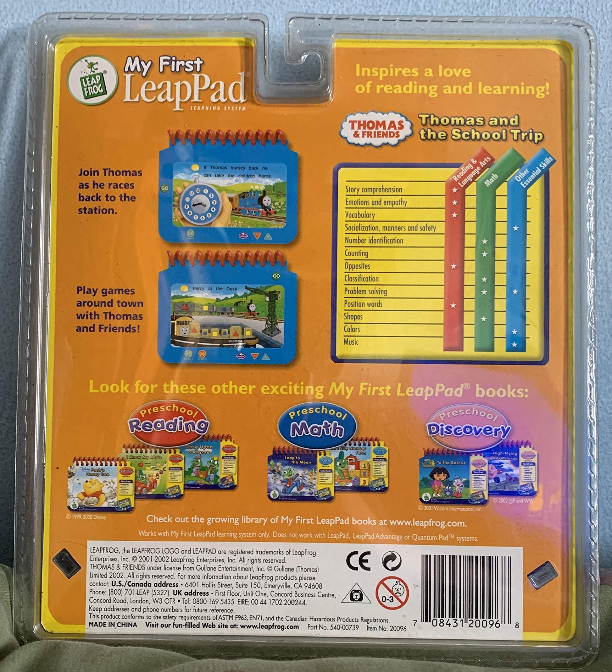 LeapFrog: My First LeapPad Learning System-Thomas and Me School Trip
