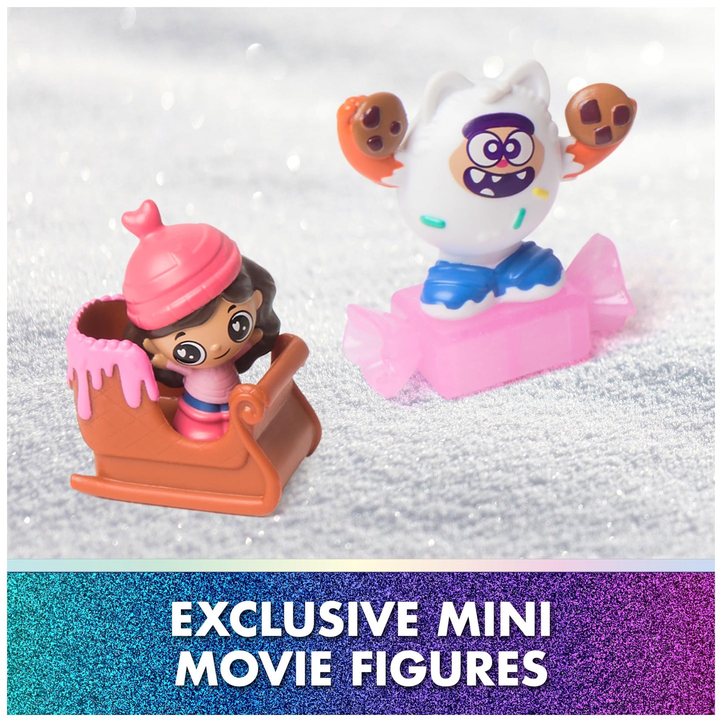 Gabby's Dollhouse: The Film Advent Calendar 2025 Cute Winter Surprise, 24 Surprise Toys with Gabby Figure, Cat Friends & Accessories, for Children