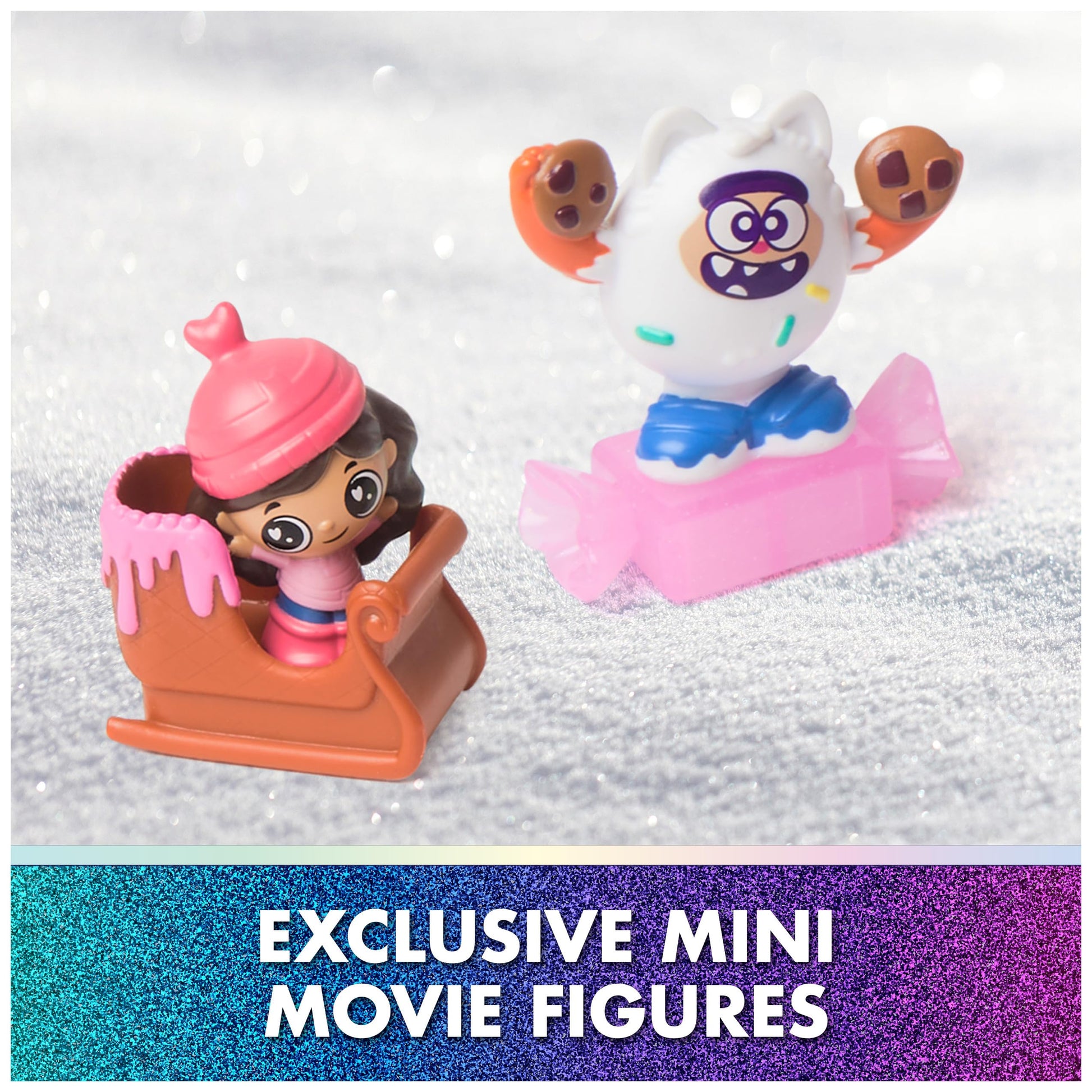 Gabby's Dollhouse: The Film Advent Calendar 2025 Cute Winter Surprise, 24 Surprise Toys with Gabby Figure, Cat Friends & Accessories, for Children