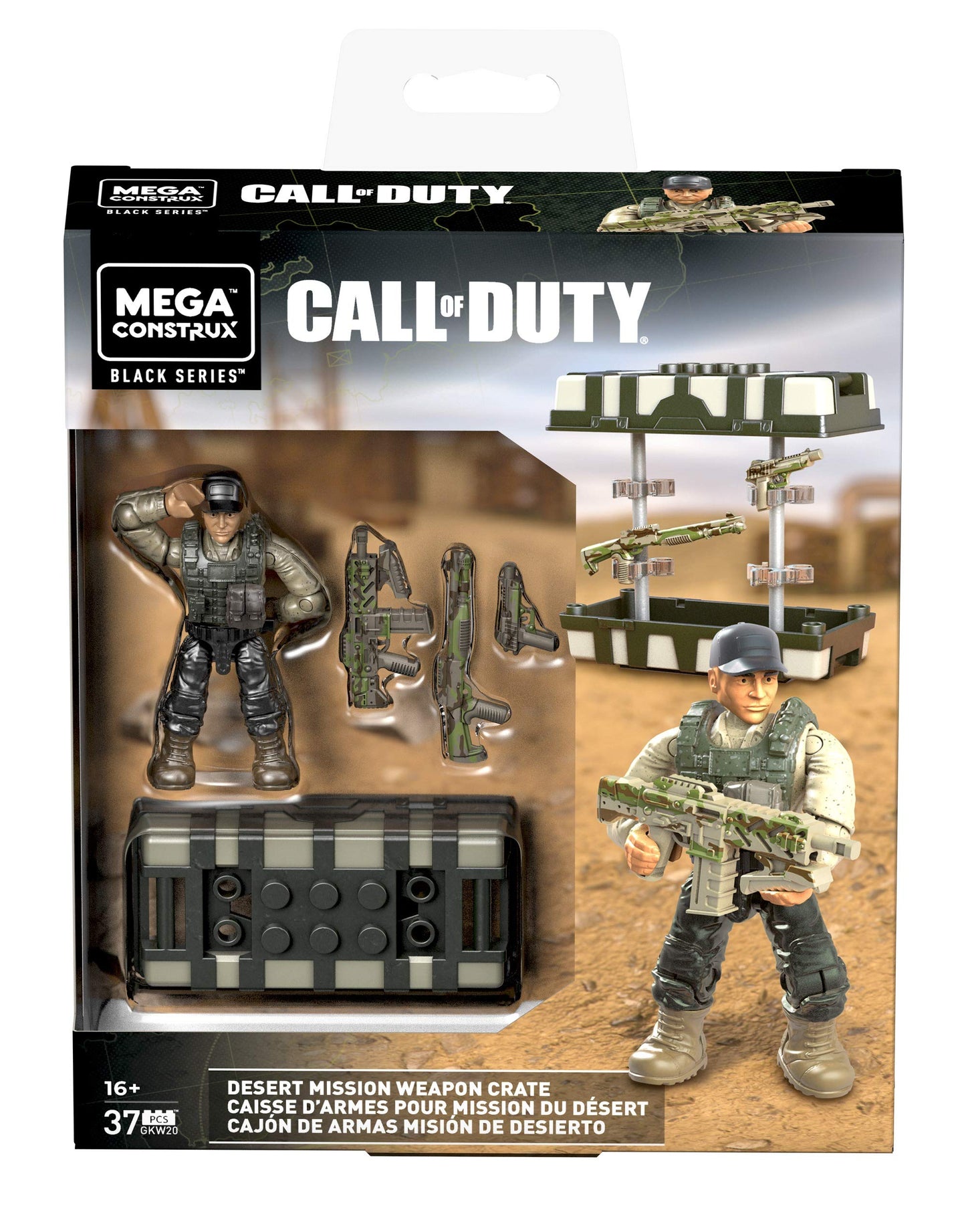 Mega Construx Call of Duty Desert Mission Weapon Crate
