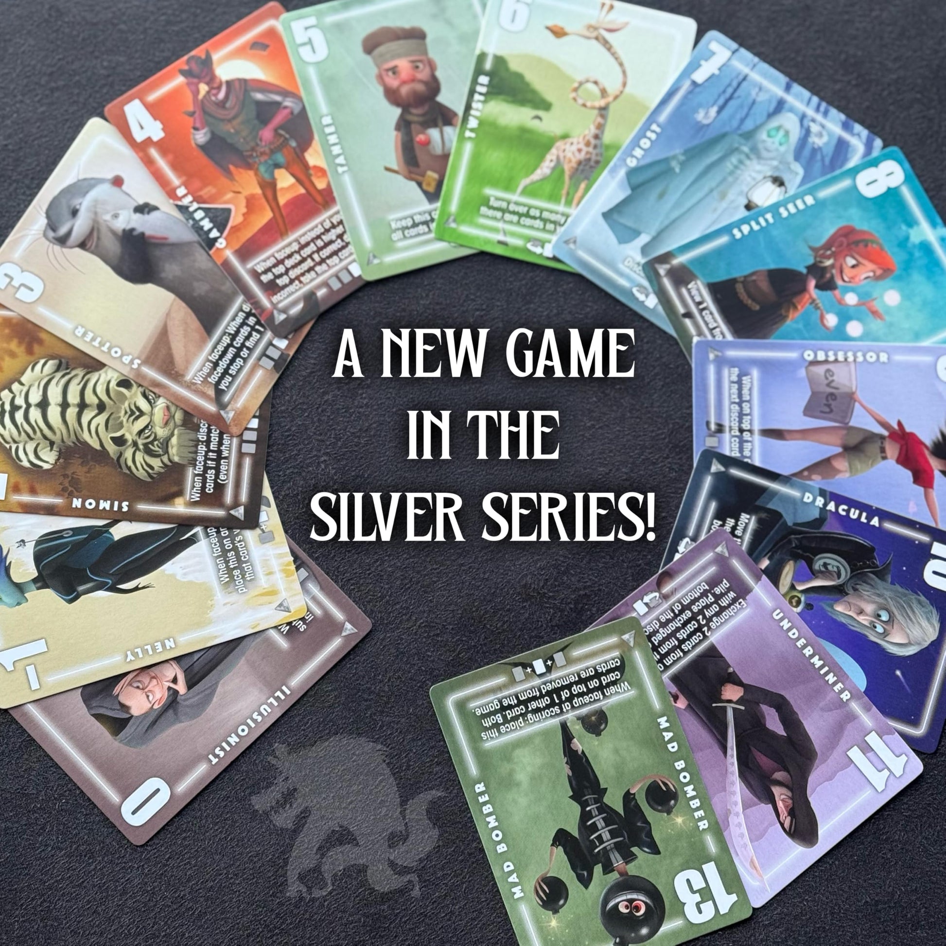 Bezier Games Silver Eye, Fun, Competitive and Strategic Card Game, Fast-Paced Addictive Card Game, Perfect for Game Nights, 2+ Players, Ages 15 & Up