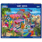White Mountain 1000 Piece Jigsaw Puzzle Summer Beach Shop, Surf Shack