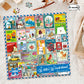 Re-marks Winter Wonderland Puzzle, Collage Puzzle for All Ages, 1000-Piece Christmas Puzzle