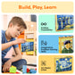 PicassoTiles 20pcs 1” Magnetic Puzzle Building Cubes Blocks for Kids, Van Gogh, Mona Lisa Hand Puzzle, STEM Magnet Toy Mix&Match Educational Popular