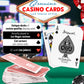 Authentic Las Vegas Casino Playing Cards - 2 Deck Bundle (No Jokers) - Used Casino Cards with Cut Corners, Standard Size - Designs from Assorted