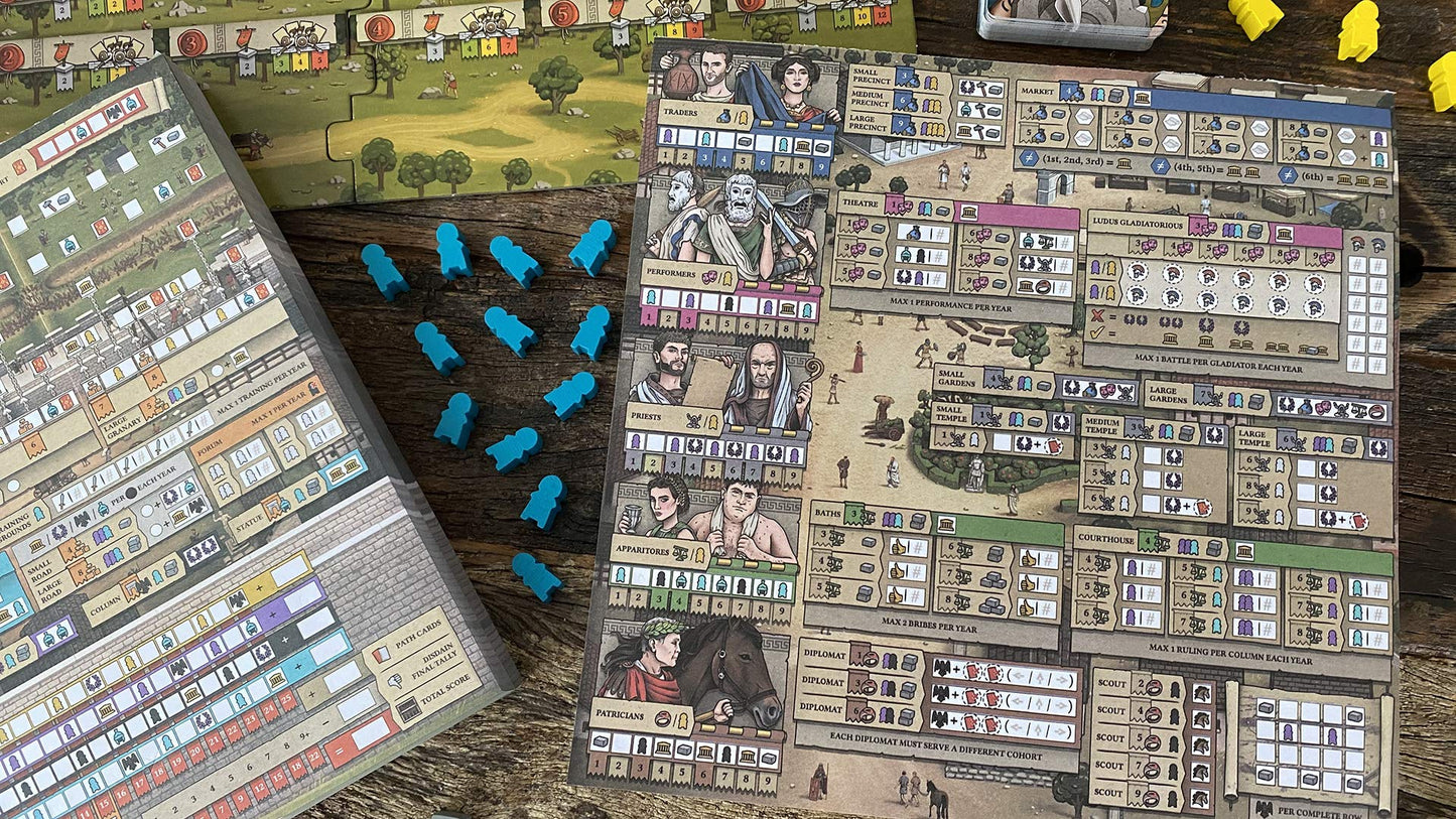 Renegade Game Studios: Hadrian's Wall, Strategy Board Game, 60 Minute Play Time, 1 to 6 Players, For Ages 12 and up
