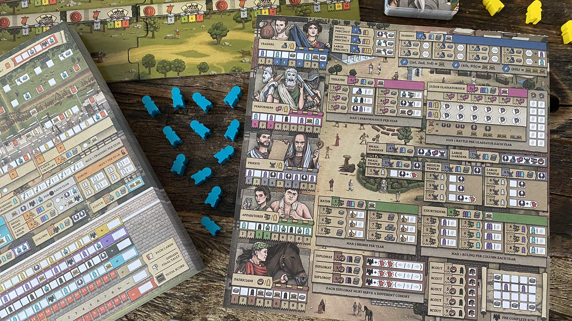 Renegade Game Studios: Hadrian's Wall, Strategy Board Game, 60 Minute Play Time, 1 to 6 Players, For Ages 12 and up